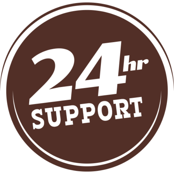 24 hours support