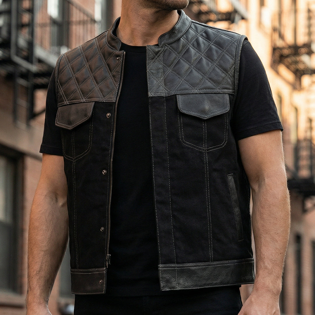 Lethrium Ironcrest Diamond Quilted Vest