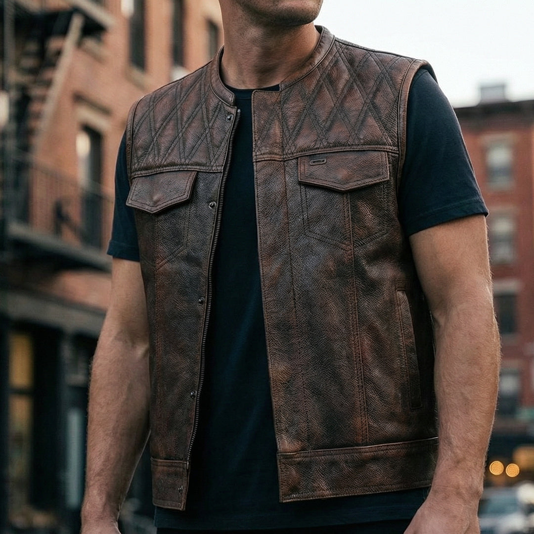 Lethrium Heritage Leather Vest