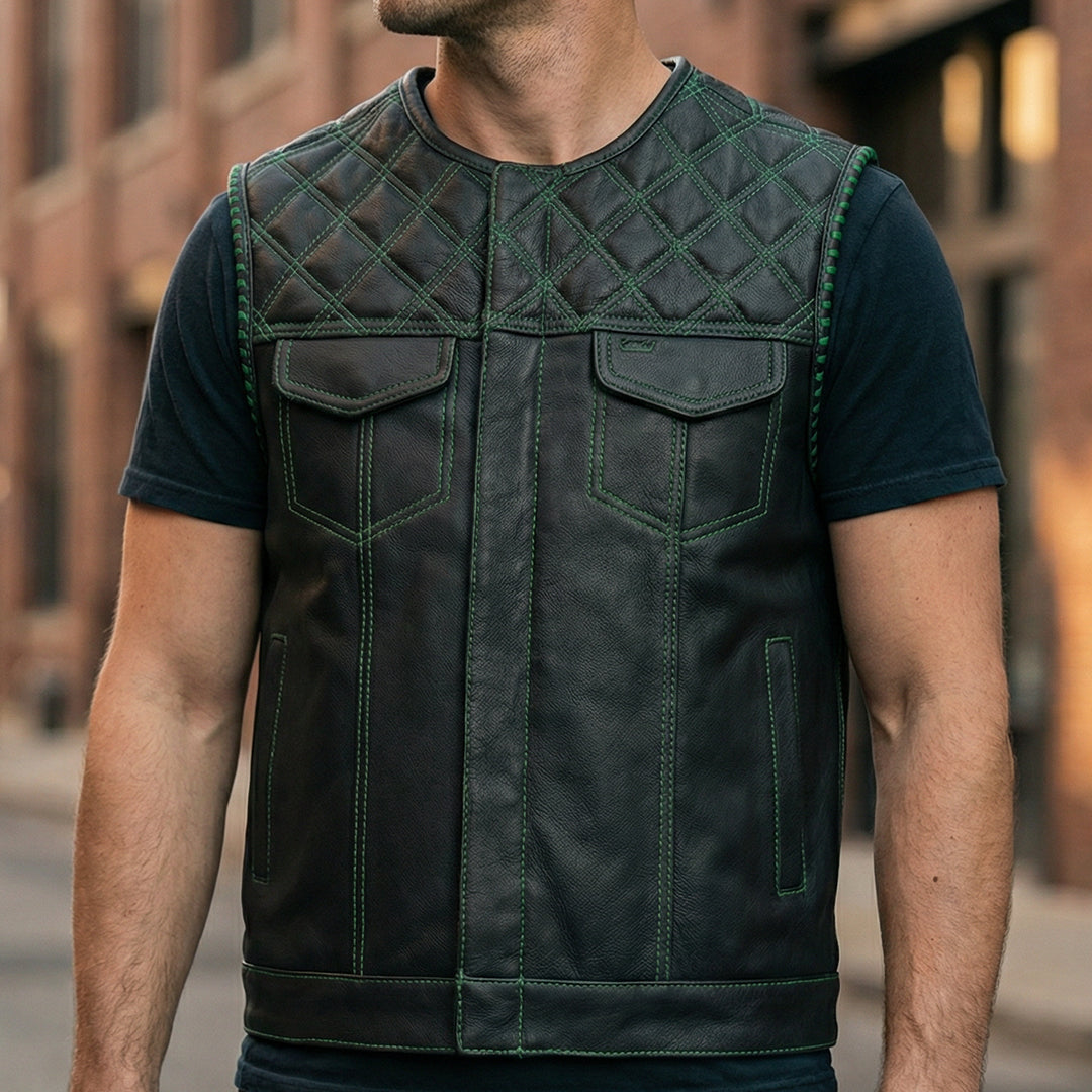 Lethrium Onyx Edge Quilted Vest