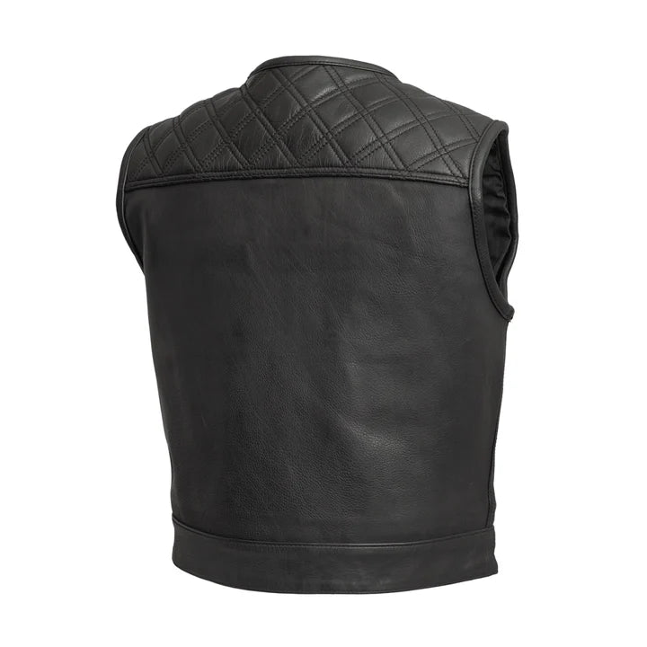 Lethrium Blackridge Leather Biker Vest