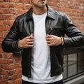 Lethrium Midnight Racer Leather Jacket