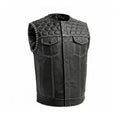 Lethrium Hexridge Honeycomb Leather Vest