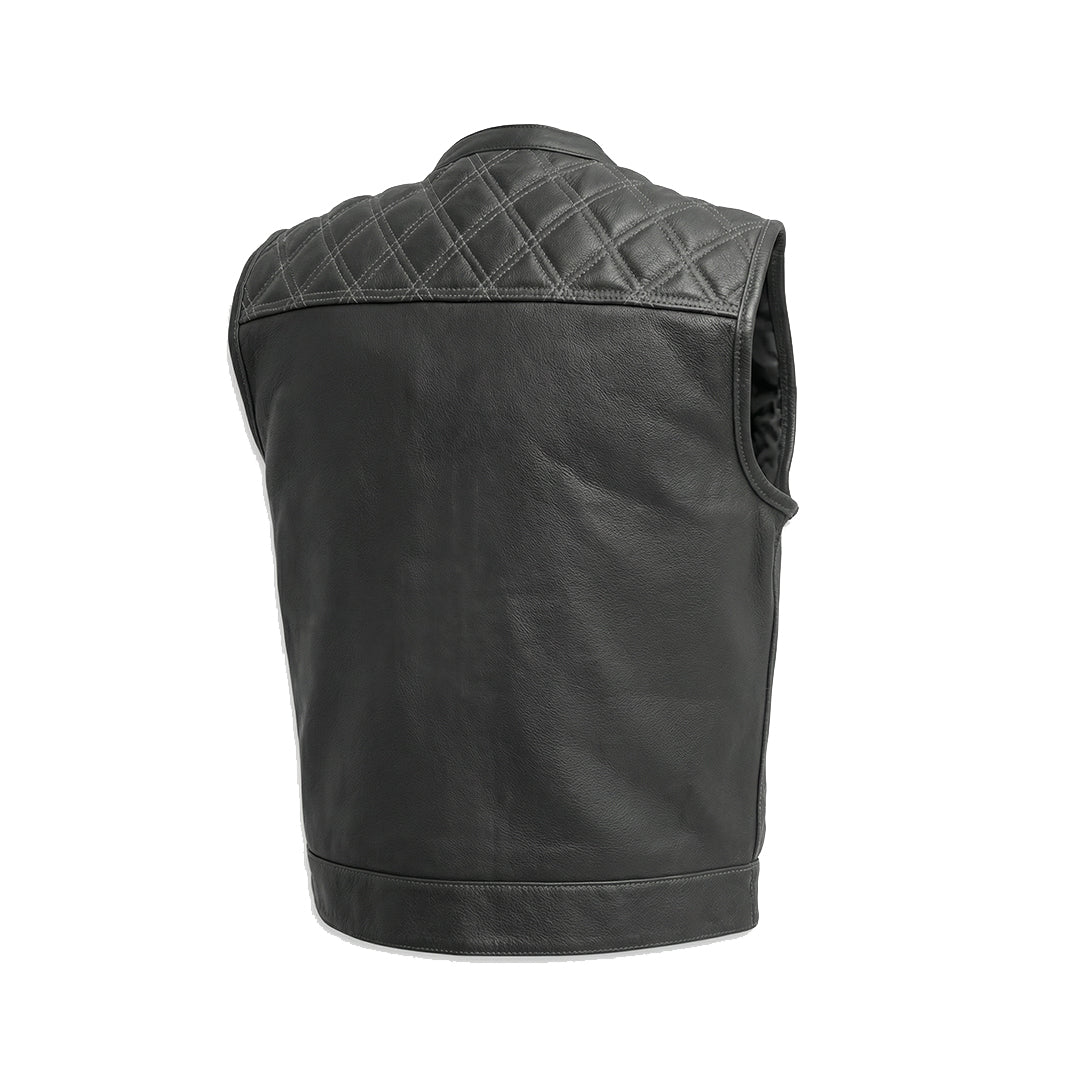 Lethrium Whiteline Leather Vest