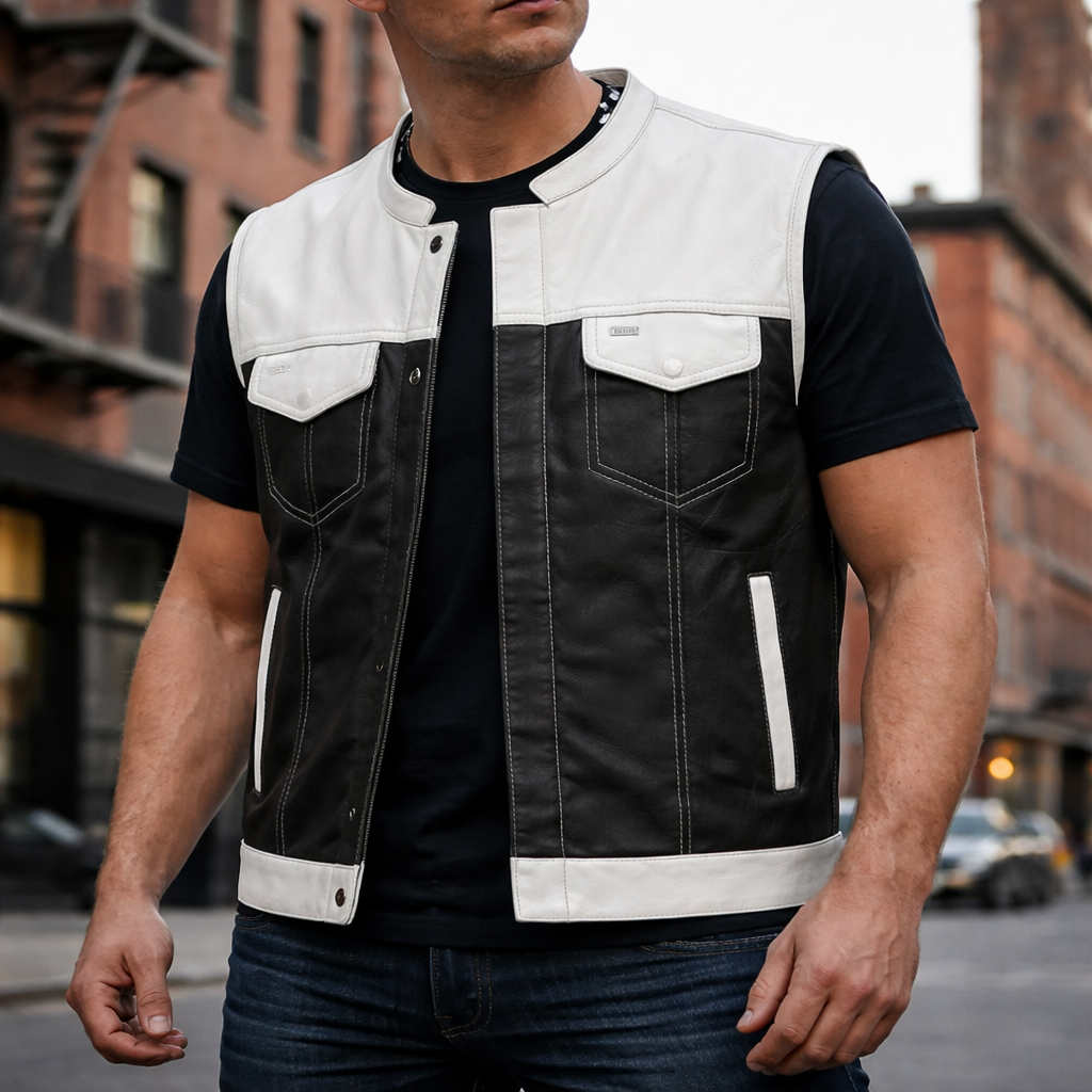 Lethrium Polar Edge Leather Vest