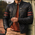 Lethrium Blackline Leather Jacket