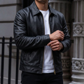 Lethrium Prestige Black Leather Jacket