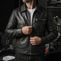 Lethrium Midnight Racer Leather Jacket
