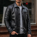 Lethrium Elite Black Leather Jacket